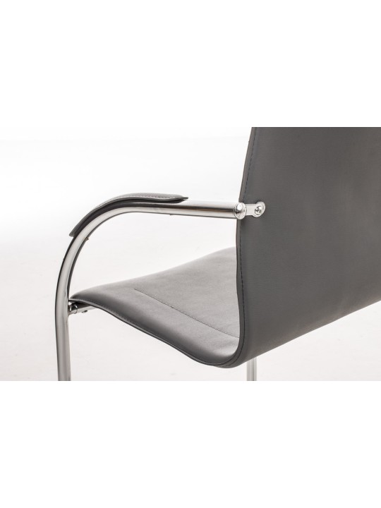 Cadeira para visitantes Melina, cinza