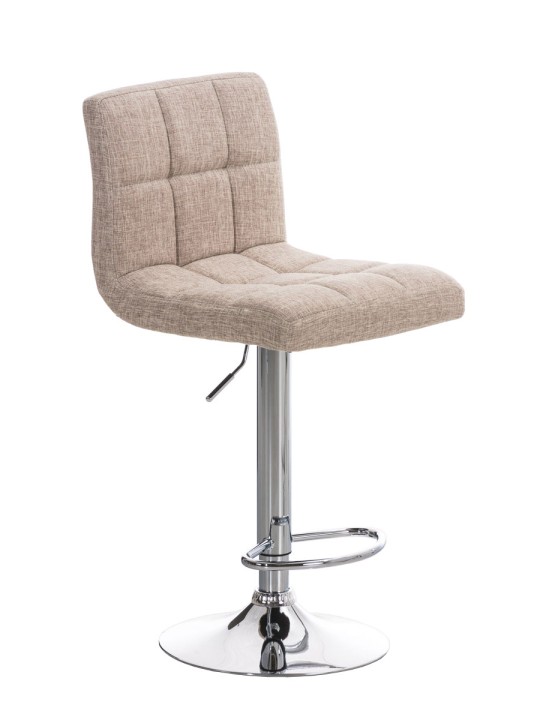 Banqueta alta Peru FABRIC C, creme