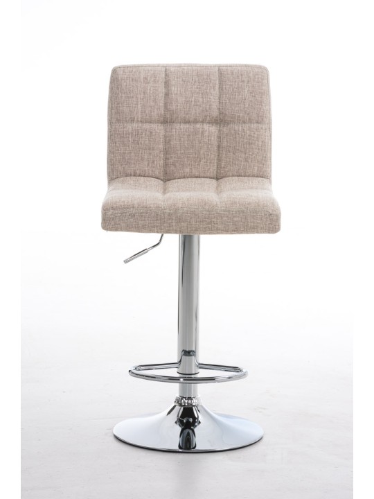 Banqueta alta Peru FABRIC C, creme