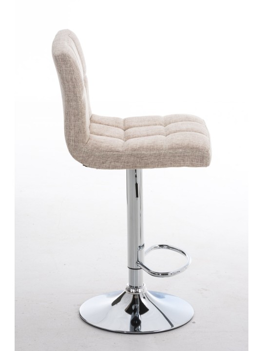 Banqueta alta Peru FABRIC C, creme