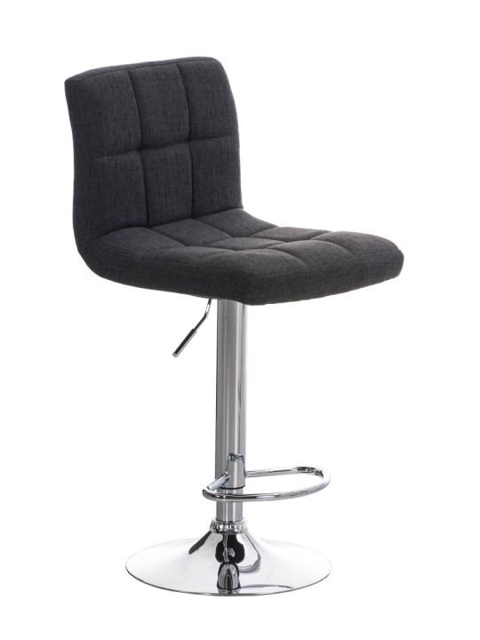 Banqueta alta Peru FABRIC C, cinza escuro
