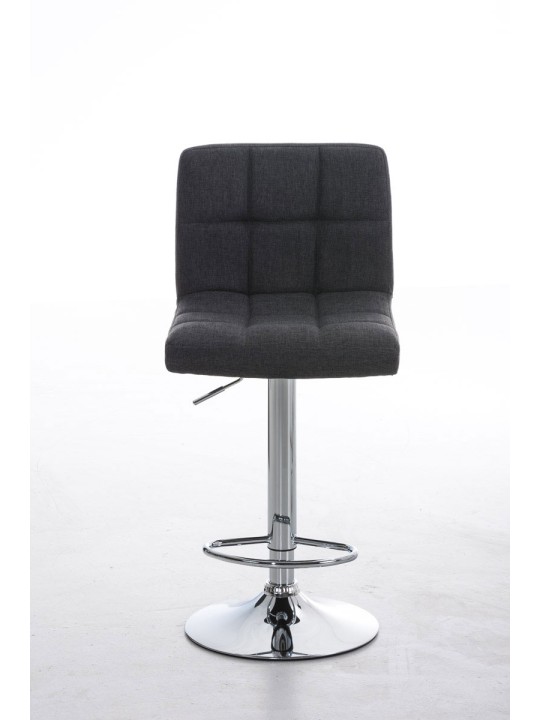 Banqueta alta Peru FABRIC C, cinza escuro