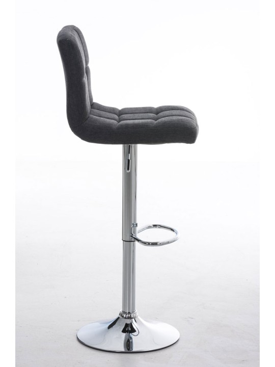 Banqueta alta Peru FABRIC C, cinza escuro