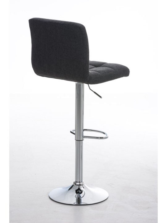 Banqueta alta Peru FABRIC C, cinza escuro