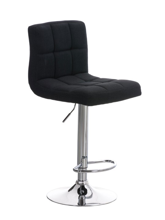 Banqueta alta Peru FABRIC C, preto