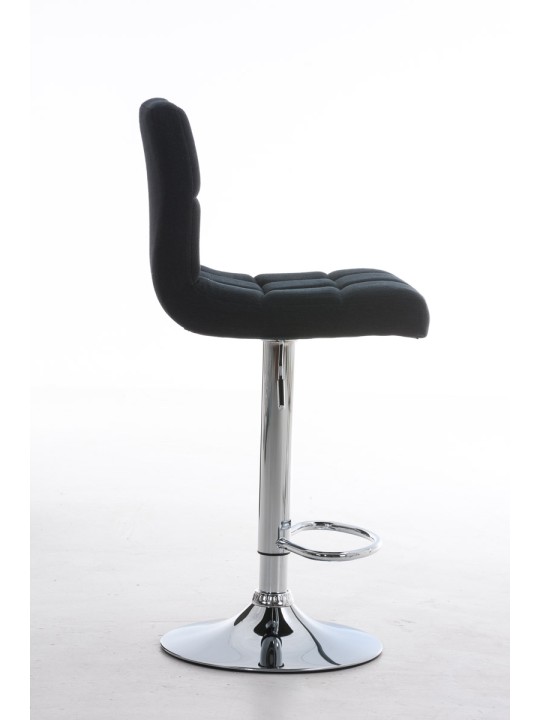 Banqueta alta Peru FABRIC C, preto
