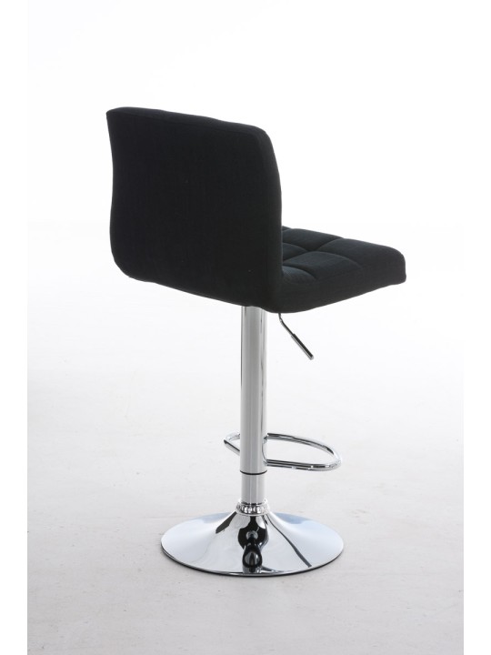 Banqueta alta Peru FABRIC C, preto