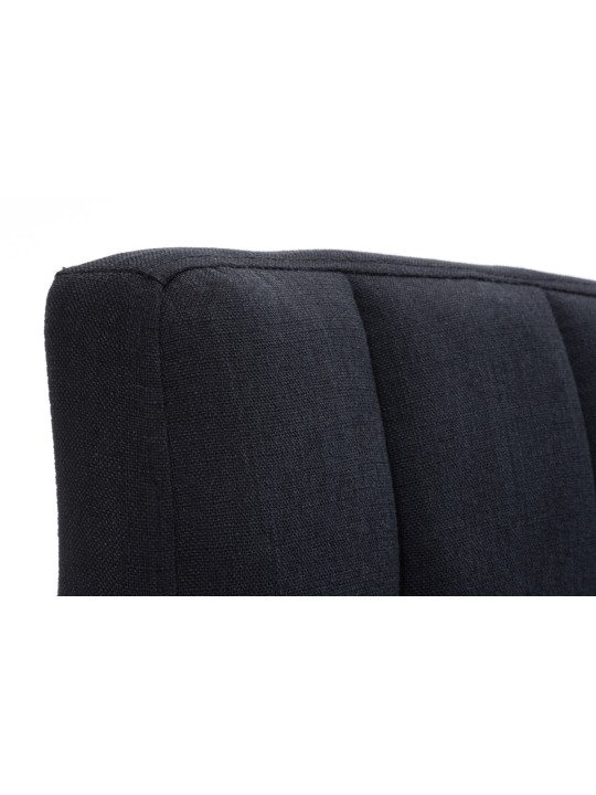 Banqueta alta Peru FABRIC C, preto