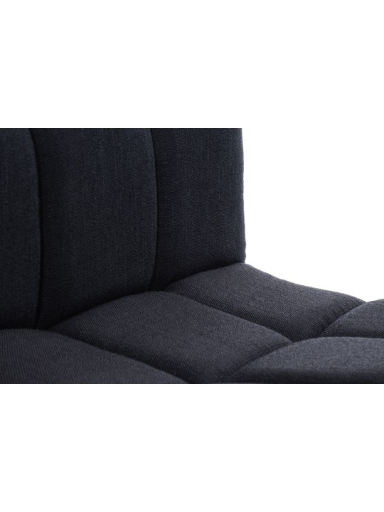 Banqueta alta Peru FABRIC C, preto