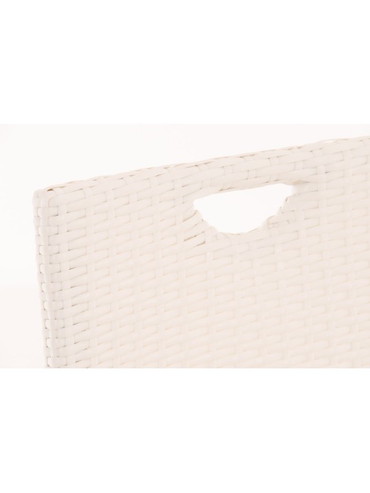 Banqueta alta Mari creme, branco