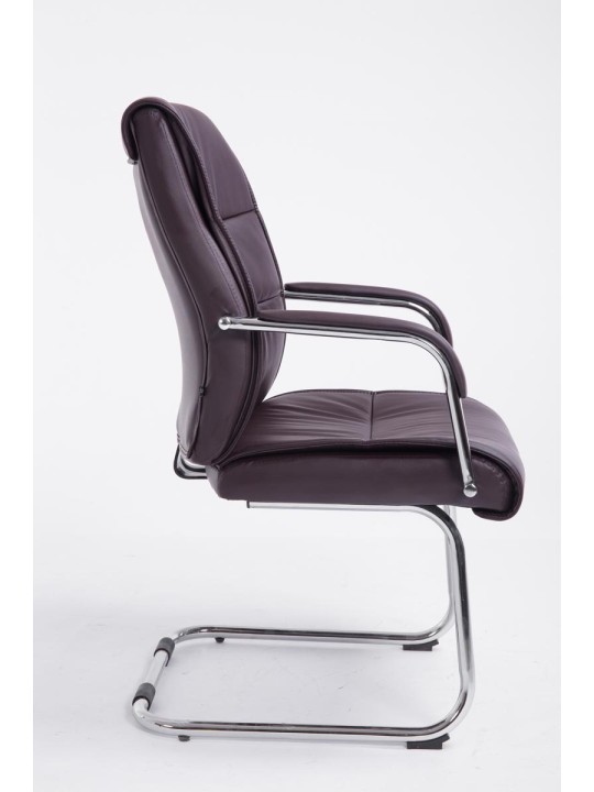 Cadeira para visitantes Sievert, castanho