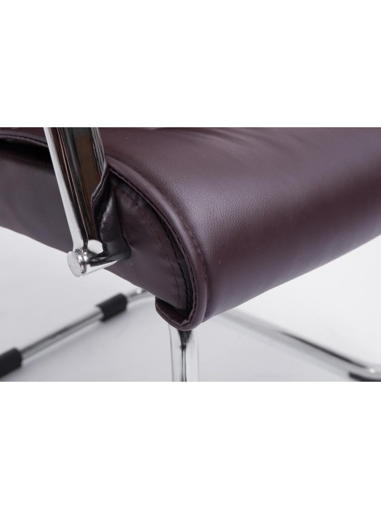 Cadeira para visitantes Sievert, castanho