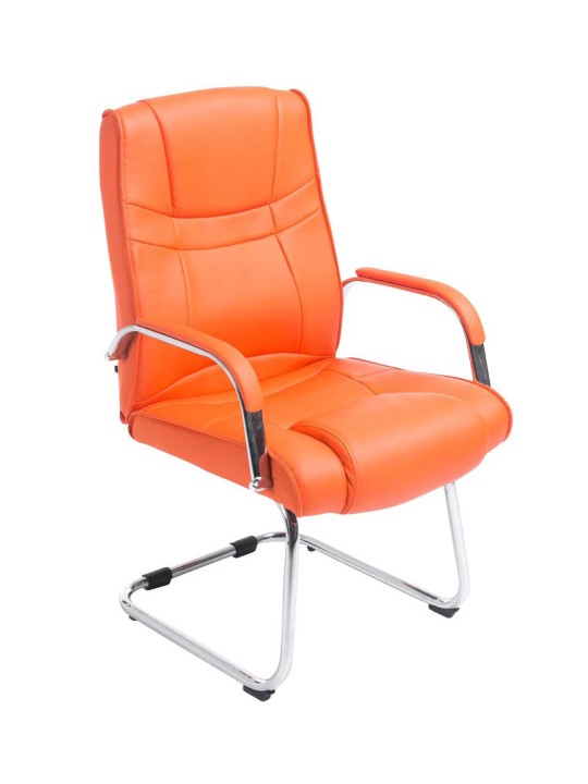 Cadeira para visitantes Átila, laranja