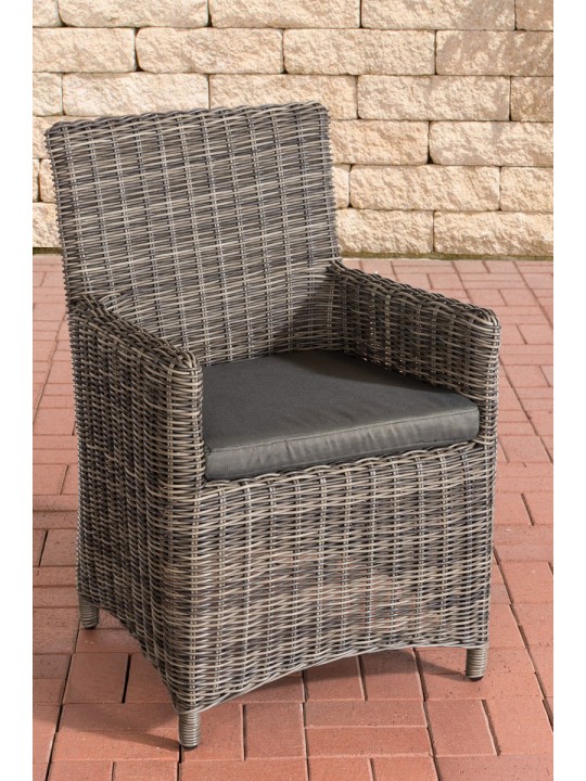 Cadeira Fontana / Sankt Marlo antracite 5mm, cinza mesclado Cadeira Fontana / Sankt Marlo antracite 5mm, cinza mesclado