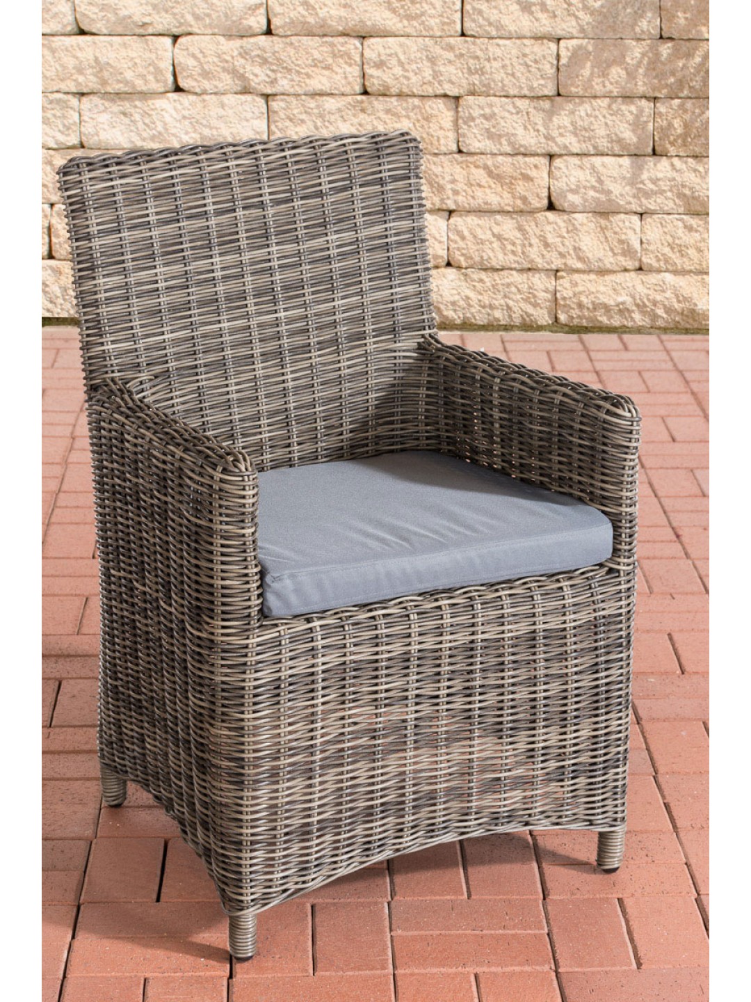 Cadeira Fontana / Sankt Marlo ferro cinza 5mm, cinza mesclado