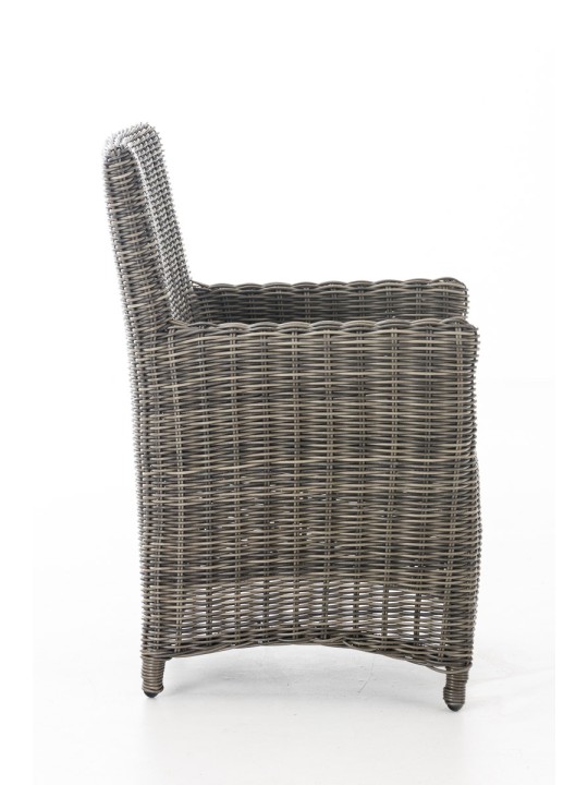 Cadeira Fontana / Sankt Marlo vermelho rubi 5mm, cinza mesclado Cadeira Fontana / Sankt Marlo vermelho rubi 5mm, cinza mesclado