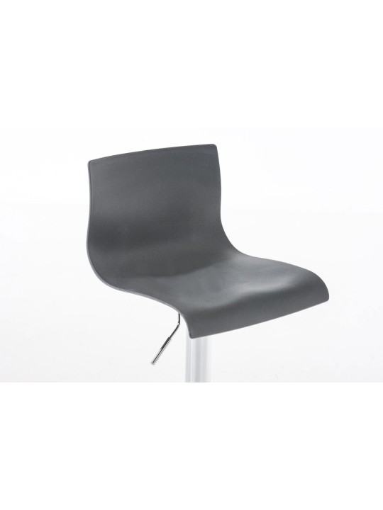 Banqueta alta Hoover C, cinza