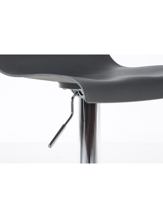 Banqueta alta Hoover C, cinza