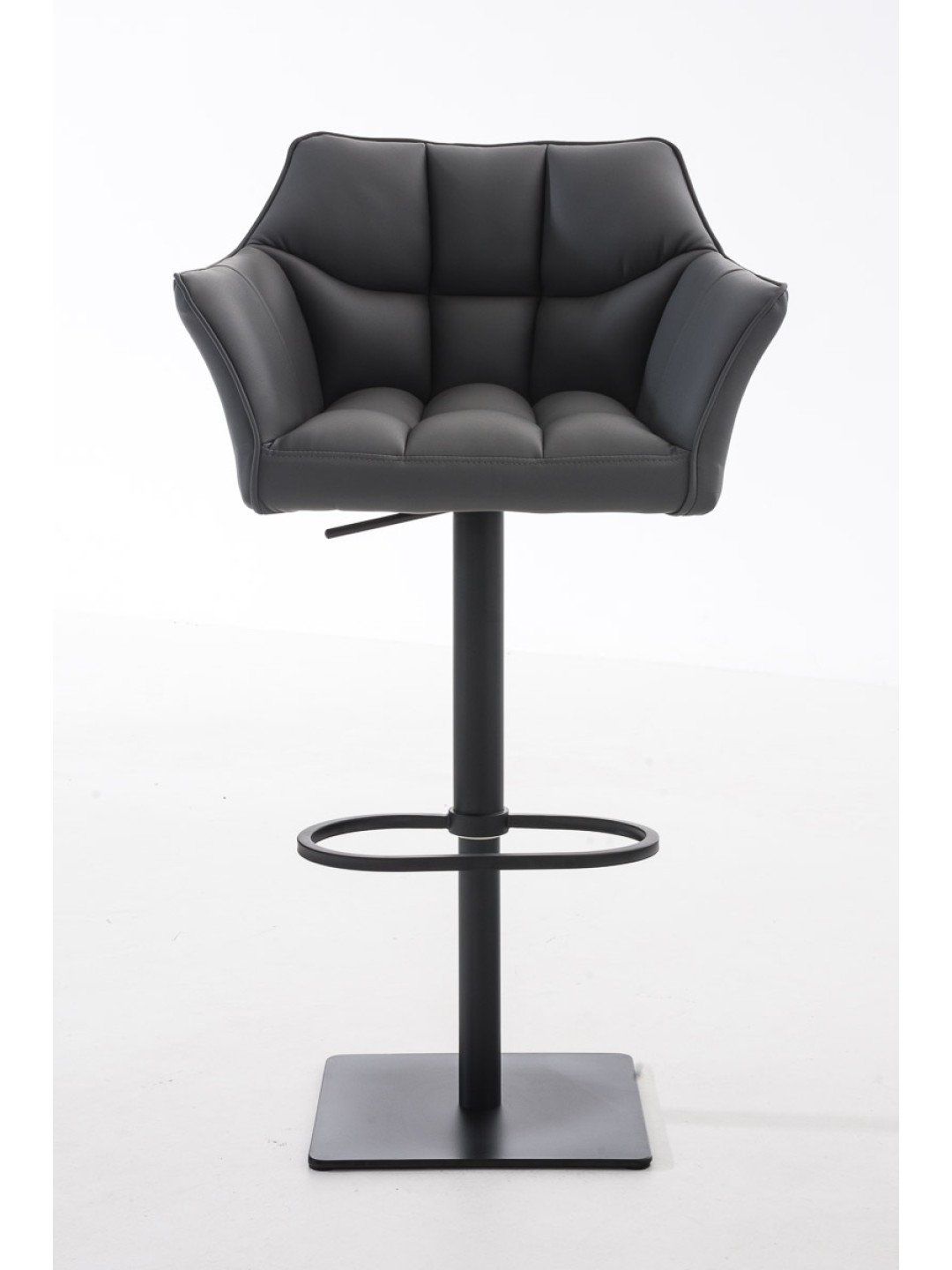 Banqueta alta Damaso B, cinza