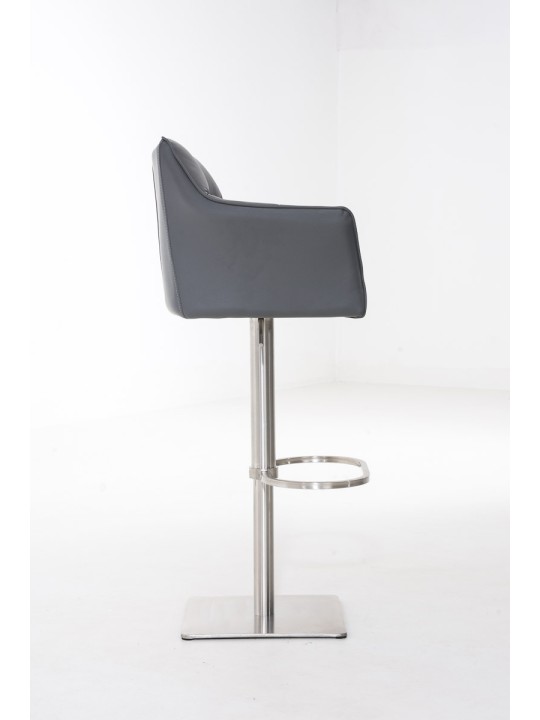 Banqueta alta Damaso E, cinza