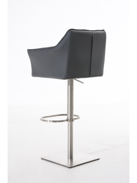 Banqueta alta Damaso E, cinza