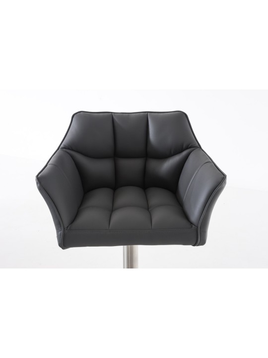 Banqueta alta Damaso E, cinza