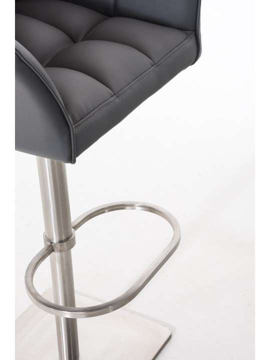 Banqueta alta Damaso E, cinza