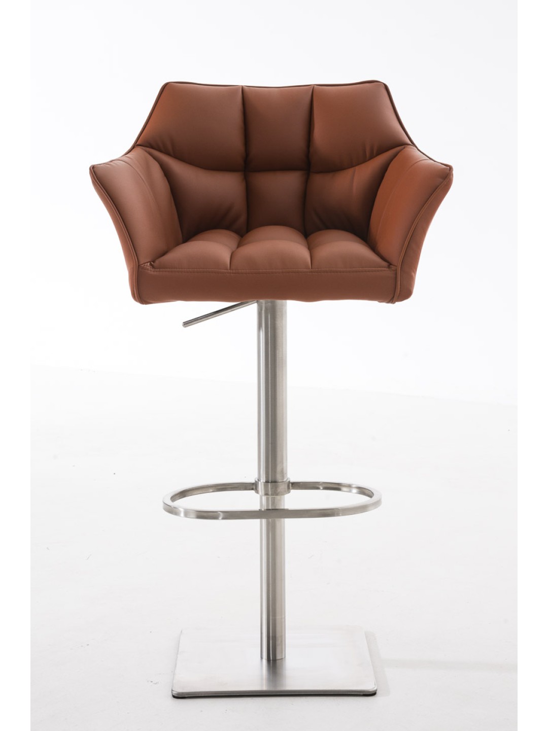 Banqueta alta Damaso E, castanho claro