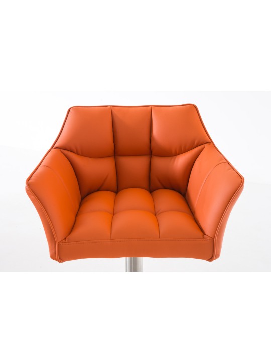 Banqueta alta Damaso E, laranja