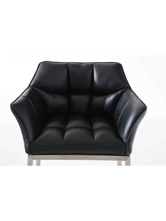 Banqueta alta Damaso E com estrutura de 4 pés, preto Banqueta alta Damaso E com estrutura de 4 pés, preto