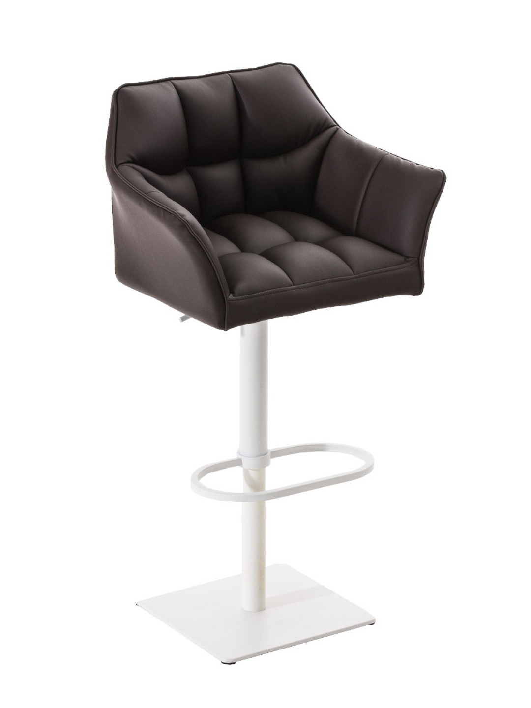 Banqueta alta Damaso W, castanho