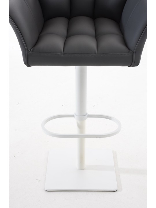 Banqueta alta Damaso W, cinza