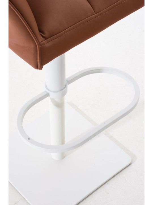 Banqueta alta Damaso W, castanho claro Banqueta alta Damaso W, castanho claro