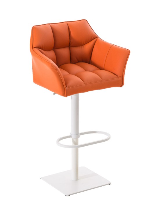 Banqueta alta Damaso W, laranja