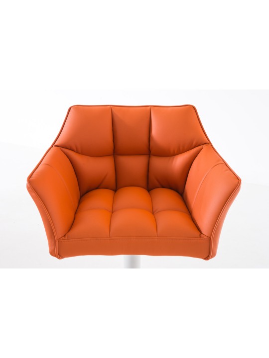 Banqueta alta Damaso W, laranja