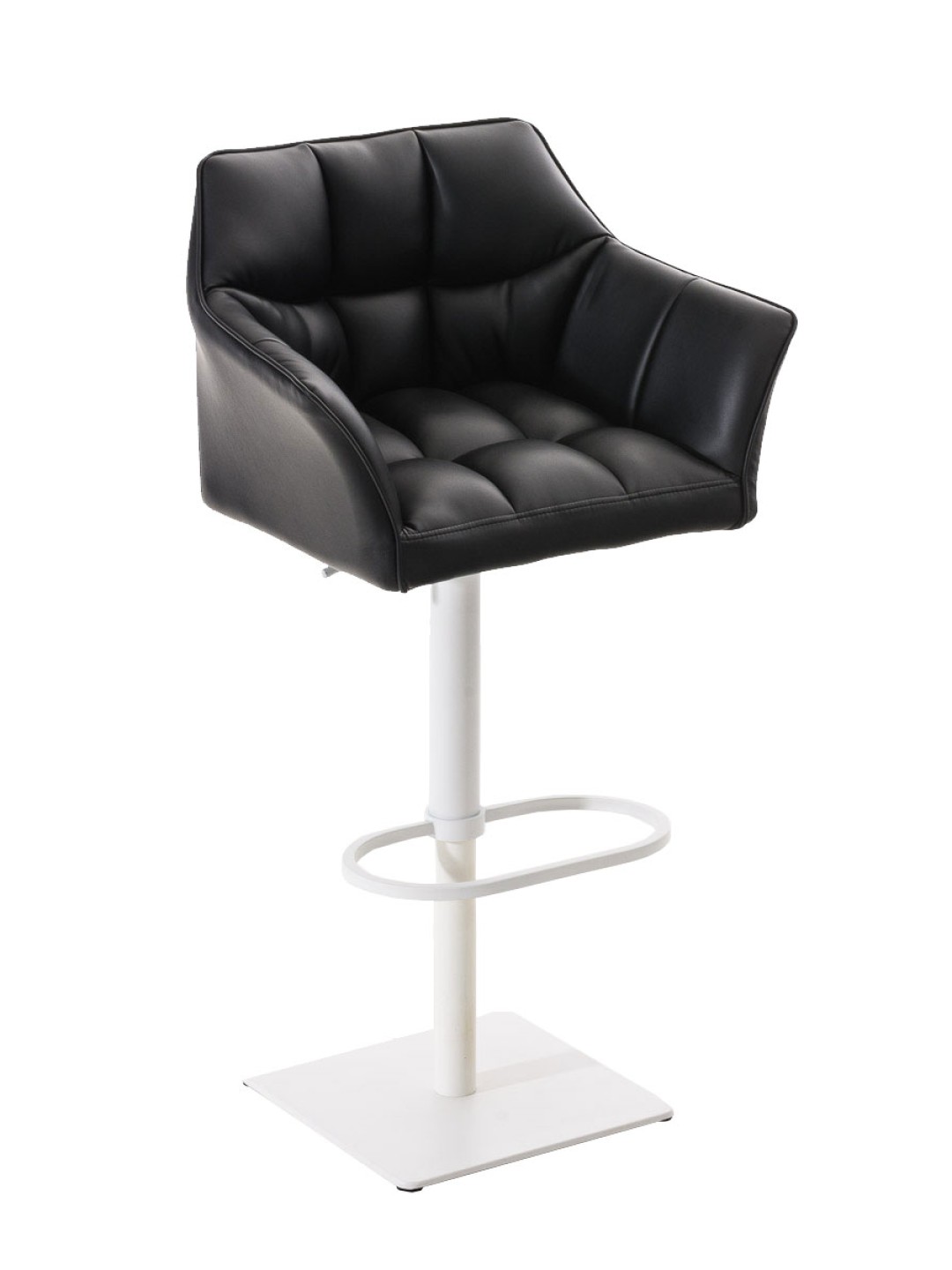 Banqueta alta Damaso W, preto