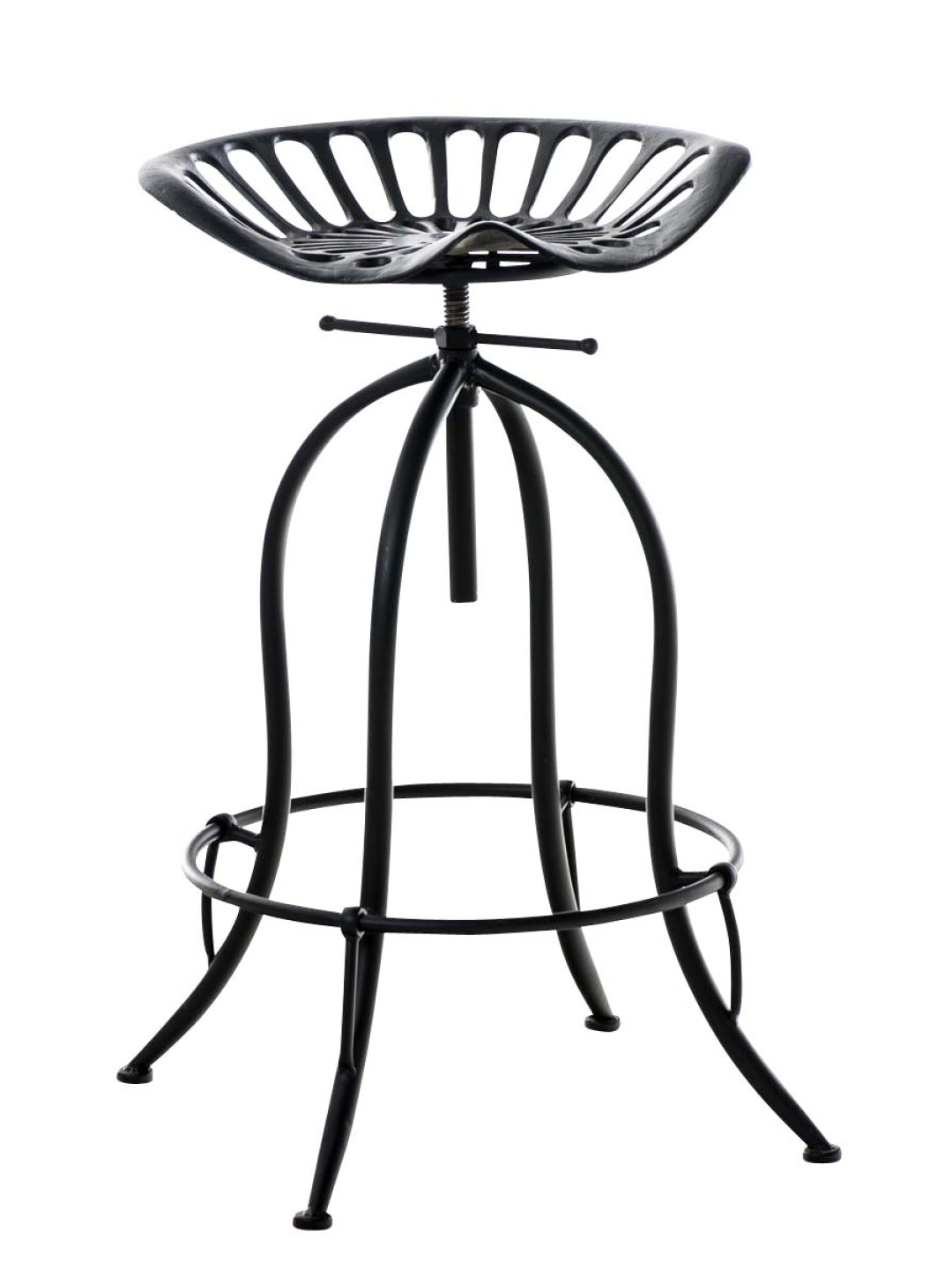 Banqueta alta Mimosa, preto