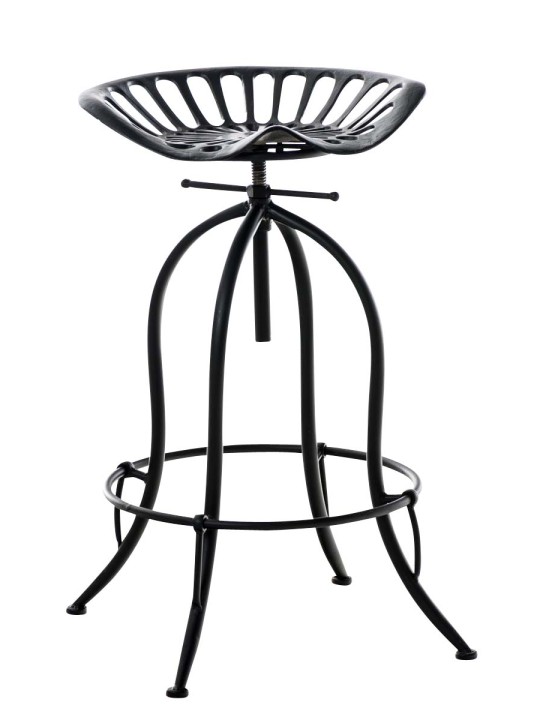 Banqueta alta Mimosa, preto