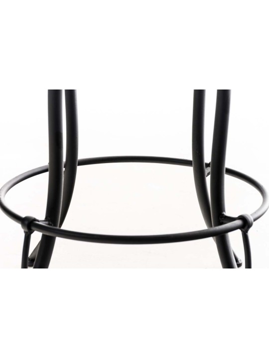 Banqueta alta Mimosa, preto