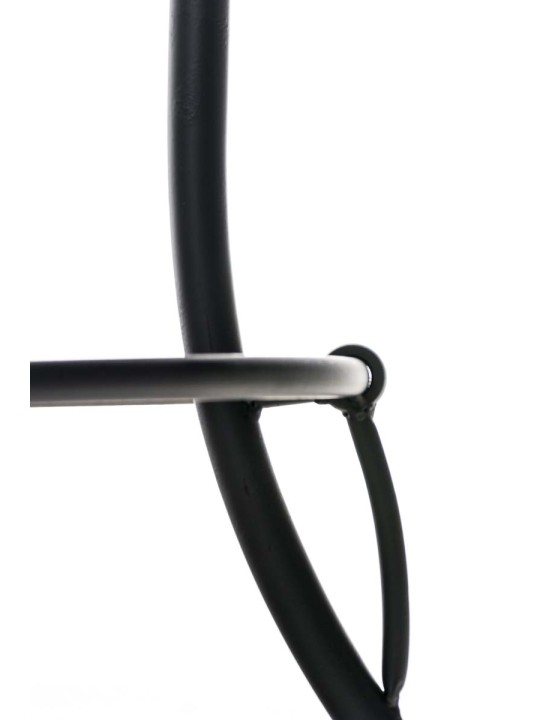 Banqueta alta Mimosa, preto