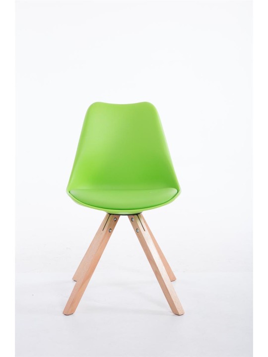 Cadeira redonda para visitantes Toulouse Natura, verde