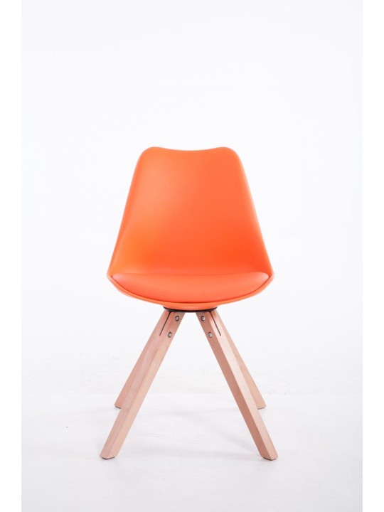 Cadeira para visitantes Toulouse Natura Square, laranja