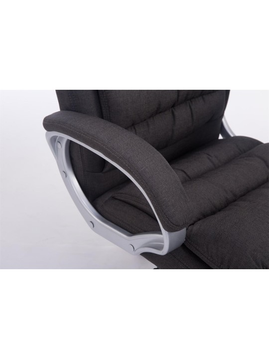 Cadeira de escritório BIG Vancouver tecido, cinza escuro