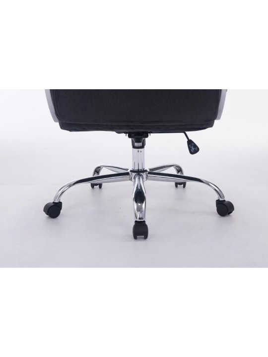 Cadeira de escritório BIG Vancouver tecido, cinza escuro