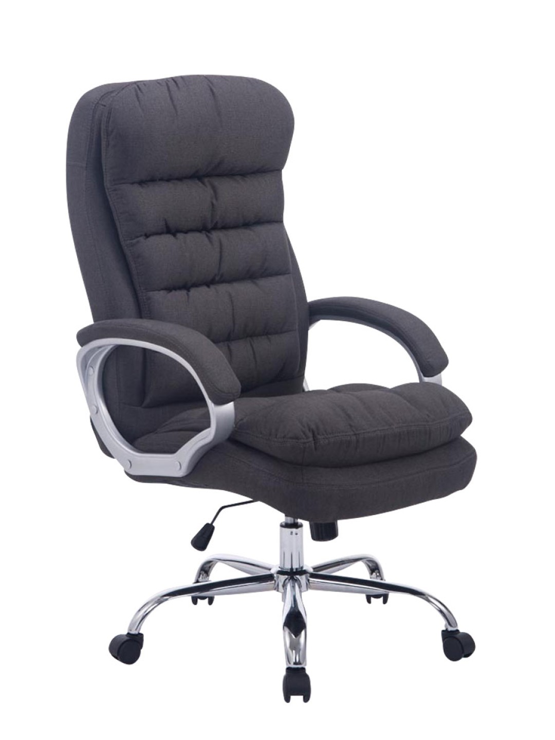 Cadeira de escritório BIG Vancouver tecido, cinza escuro