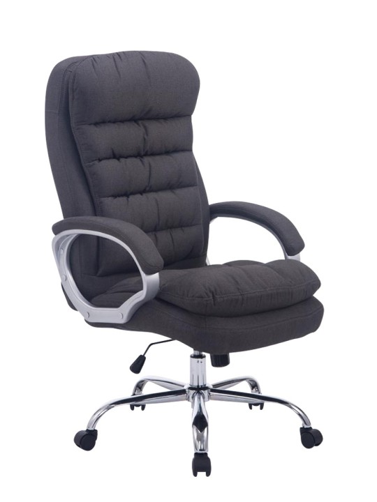 Cadeira de escritório BIG Vancouver tecido, cinza escuro