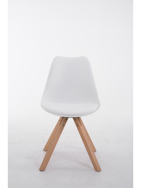 Cadeira para visitantes Toulouse Natura Square, branco