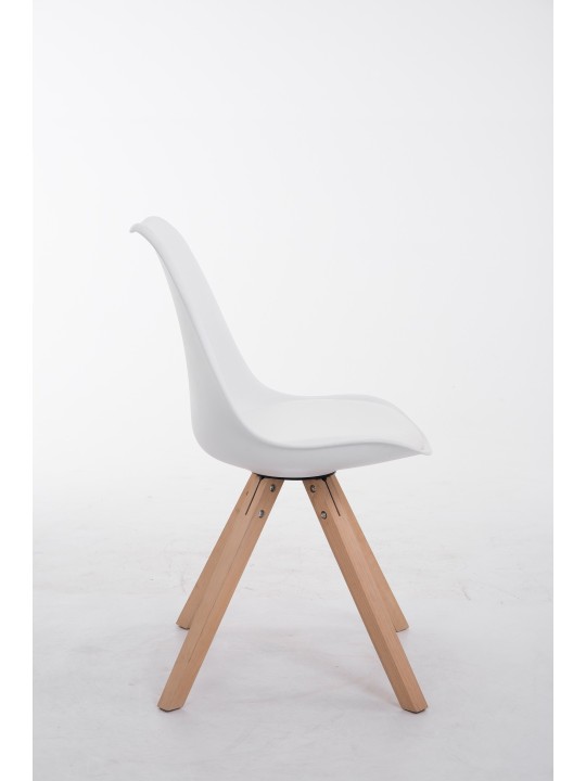 Cadeira para visitantes Toulouse Natura Square, branco