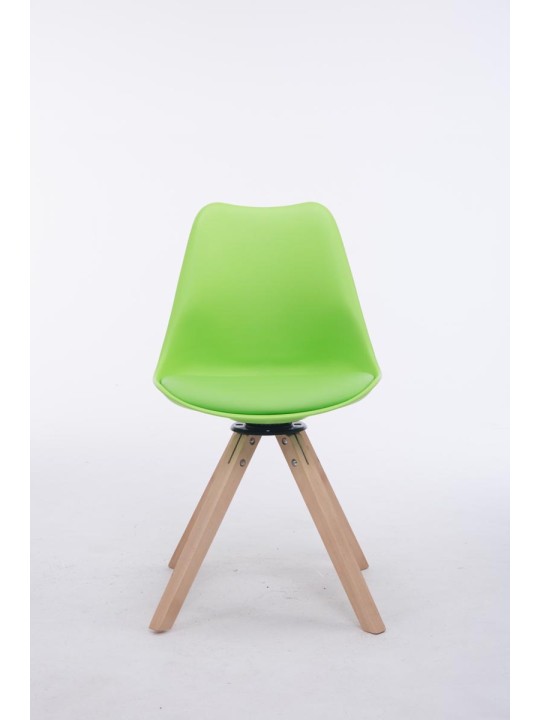 Cadeira para visitantes Troyes giratória Natura Square, verde