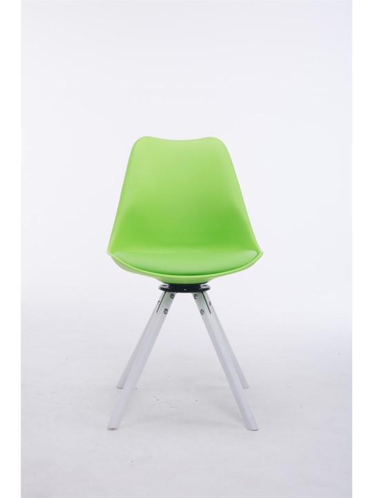 Cadeira para visitantes Troyes giratória, verde